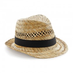 Straw summer trilby BEECHFIELD HEADWEAR S/M - 43g, L/XL - 44g  GSM